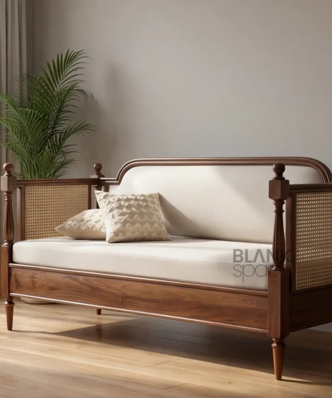 Solid Wood Upholstered Daybed